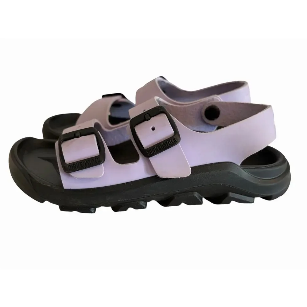 Birkenstock Mogami Birko-Flor Sandals •Girl 31/ US 13-13.5• Purple Fog Strap